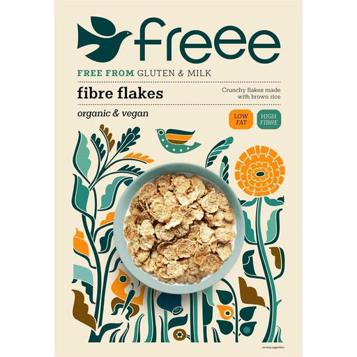 Doves Farm Gluten Free Org Fibre Flakes 375g