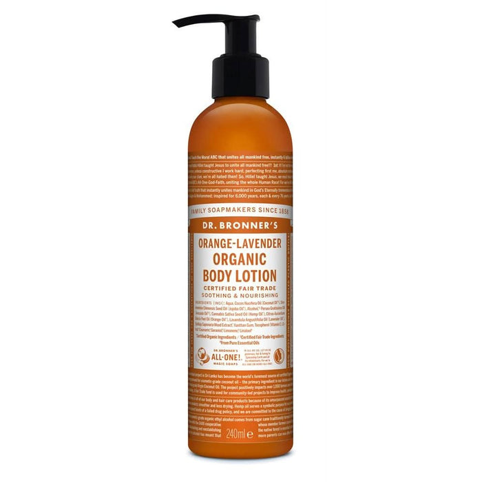 Dr Bronner Orange Lavender Lotion 236ml