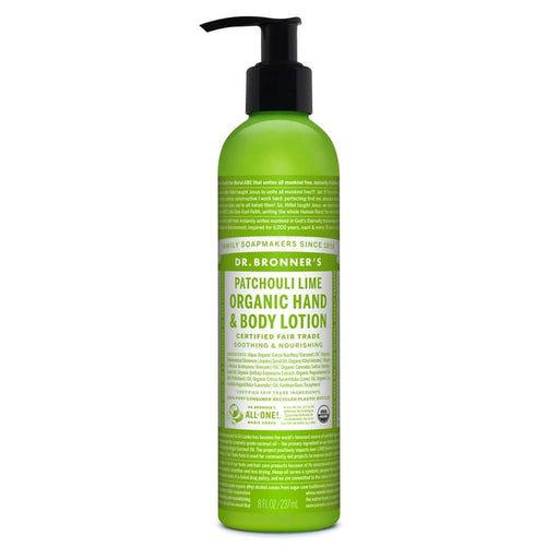 Dr Bronner Patchouli Lime Lotion 236ml