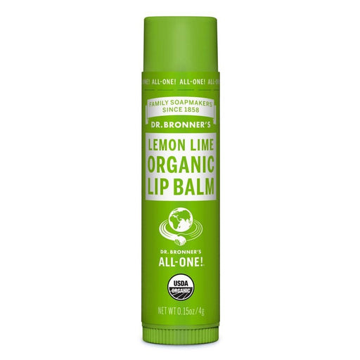 Dr Bronner Org Lip Balm Lemon Lime 4g