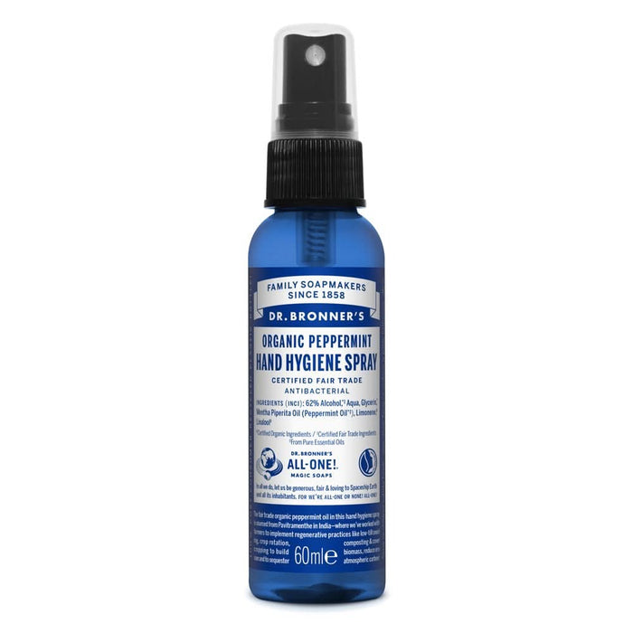 Dr Bronner Peppermint Hand Hygiene Spray 60ml