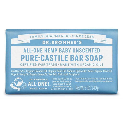 Dr Bronner Org Baby Mild Soap Bar 140g