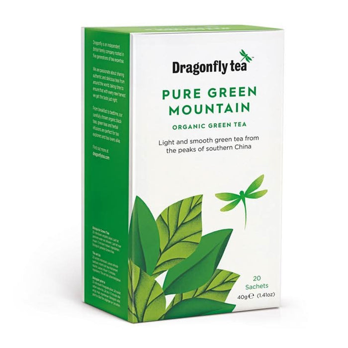 Dragonfly Tea Pure Green Mountain Green 20 Bags