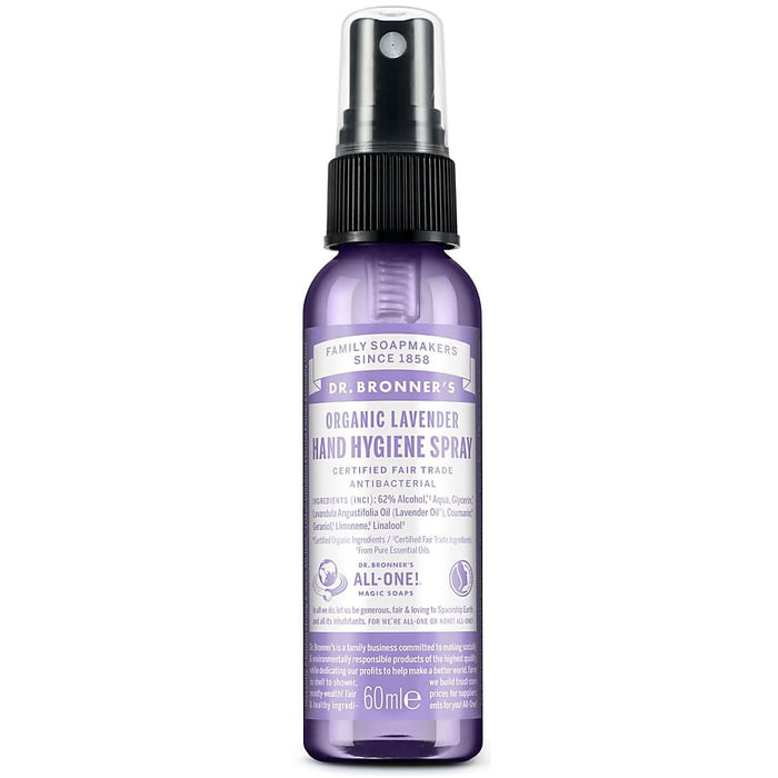 Dr Bronner Lavender Hand Hygiene Spray 60ml