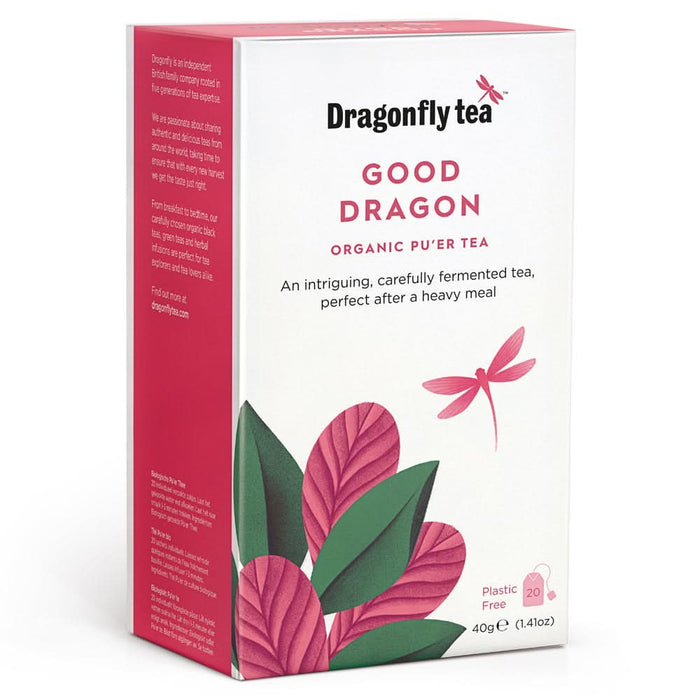 Dragonfly Tea Good Dragon Pu'er Tea 20 Bags