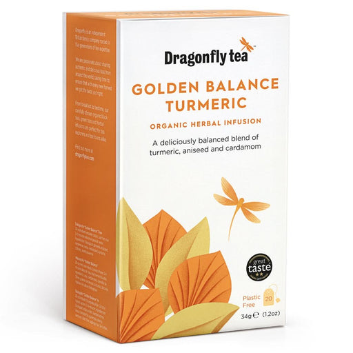 Dragonfly Tea Golden Balance Turmeric 20 Bags