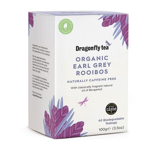 Dragonfly Tea Organic Earl Grey Rooibos 40 Bags
