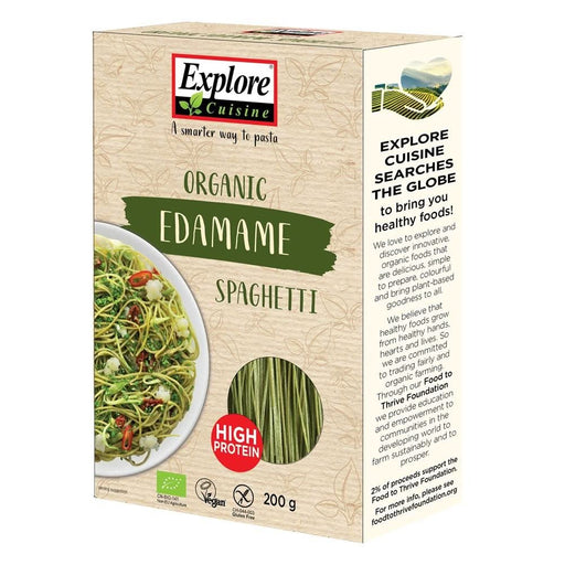 ExploreCuisine Edamame Bean Spaghetti Shape 200g
