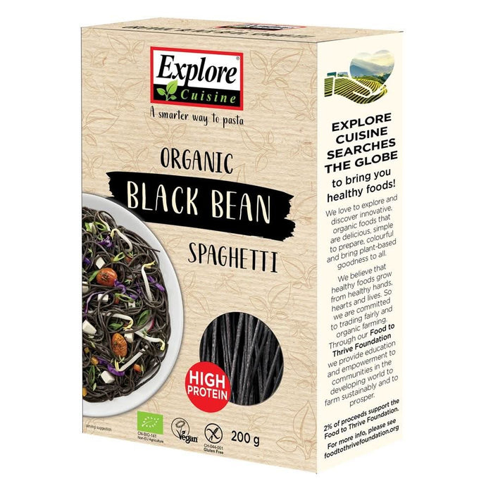 Explore Cuisine Black Bean Spaghetti 200g