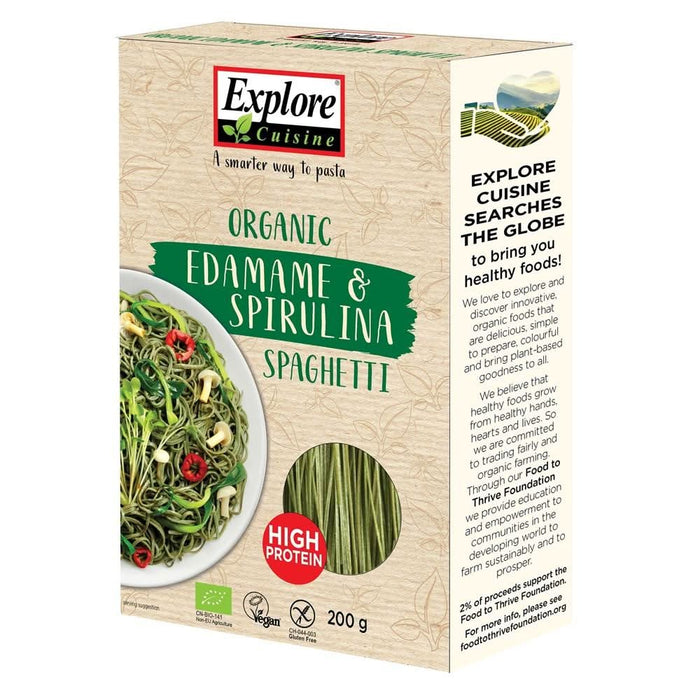 Explore Cuisine Edamame & Spirulina Spaghetti 200g