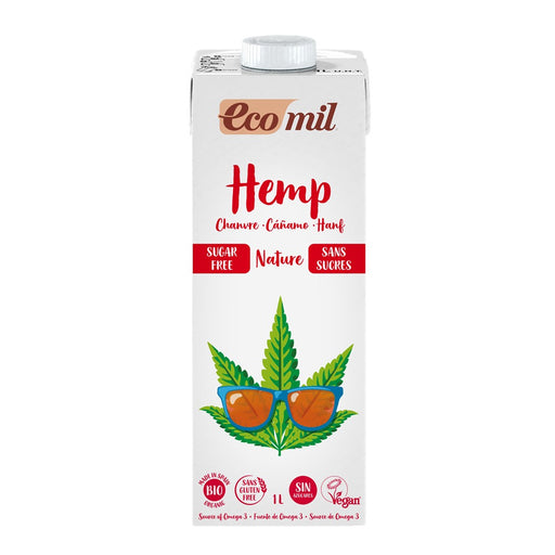 Ecomil Hemp Drink Sugar-Free 1L