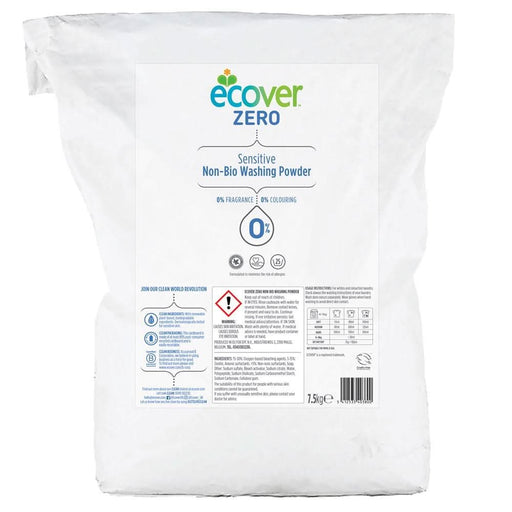 Ecover Zero Non Bio Washing Powder 7.5KG