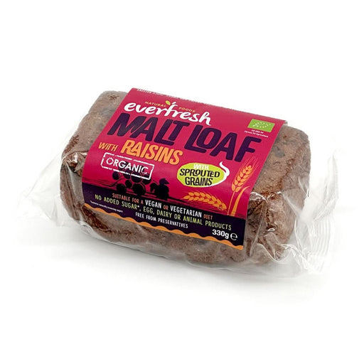 Everfresh Organic Malted Raisin Loaf 290g