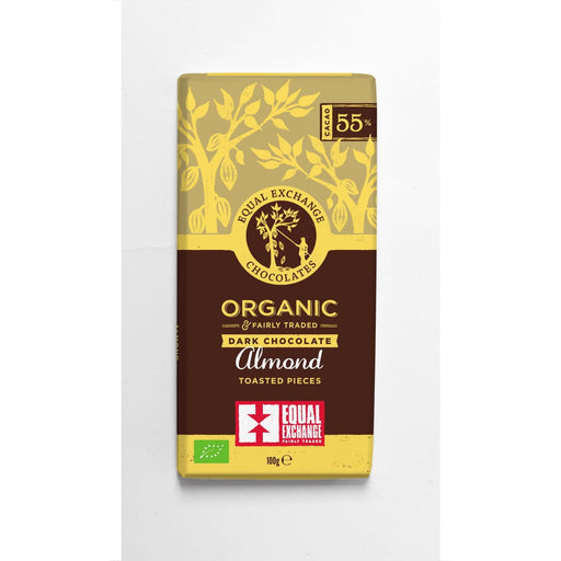 Equal Exchange Organic Dark Almond Chocolate 100g