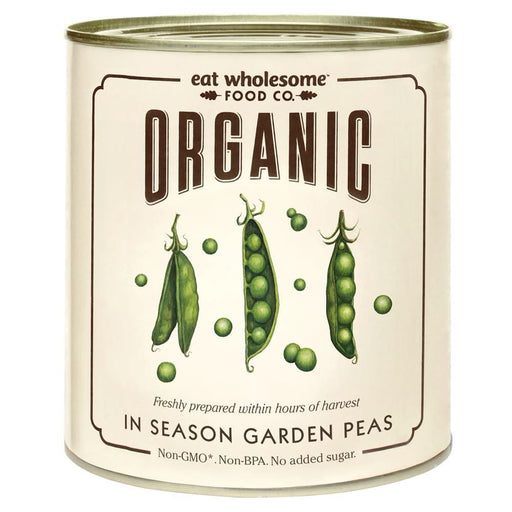 Eat Wholesome Organic In Season Garden Peas 340g
