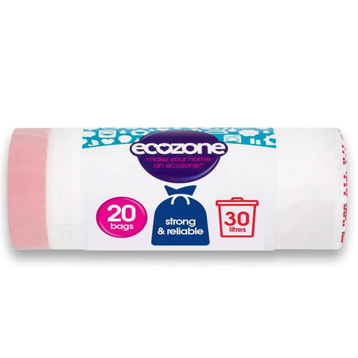 Ecozone Biodegradable 30L Bin Liners - 20 Bags