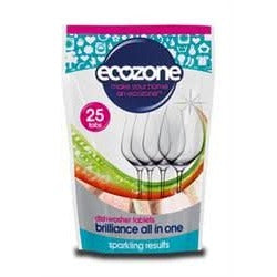 Ecozone Brilliance Dishwasher Tabs 25 tablets