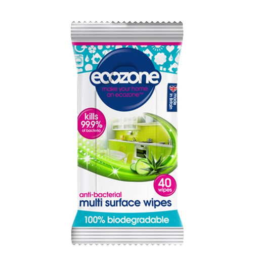 Ecozone Anti-Bac Multi Surface Wipes x 40 Wipes