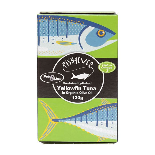 Fish4Ever Yellowfin Tuna in Organic Olive Oil 120g