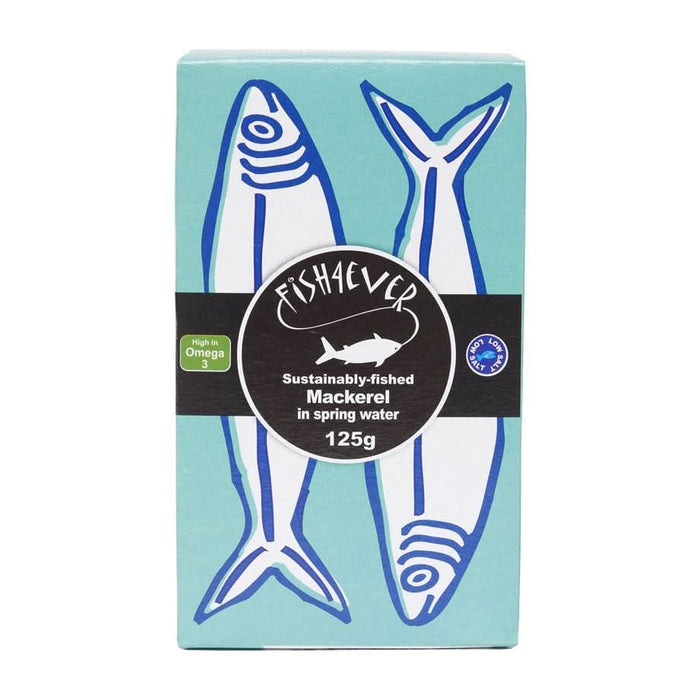 Fish4Ever Mackerel in Spring Water 125g