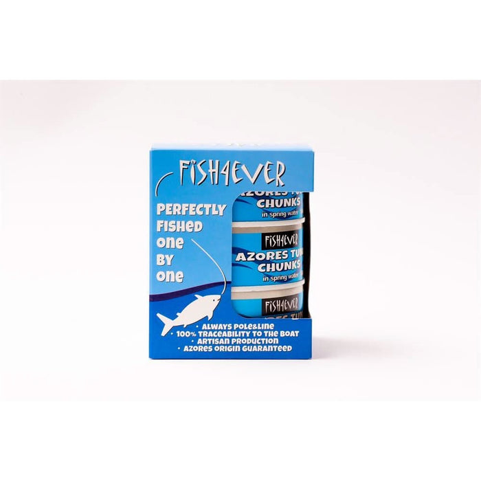 Fish4Ever Azores Skip Jack Tuna In Water 3 x 160g