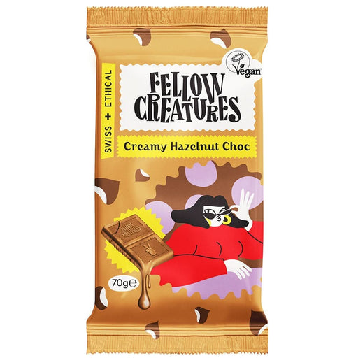 Fellow Creatures Creamy Hazelnut Choc 70g