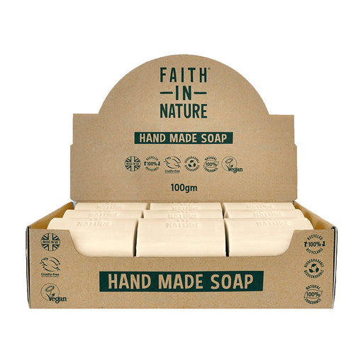 Faith in Nature Hemp Soap Unwrapped 18 Box