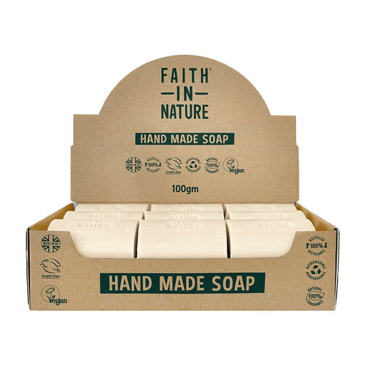 Faith in Nature Lavender Soap Unwrapped 18 Box