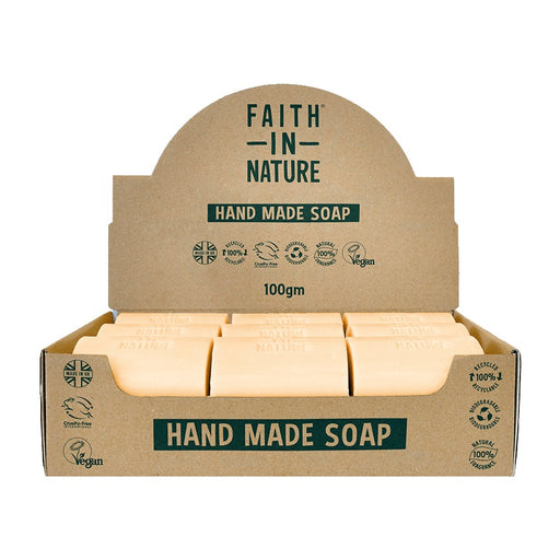 Faith in Nature Orange Soap Unwrapped 18 Box