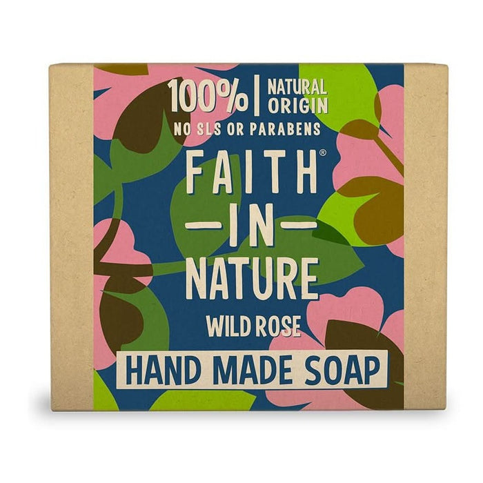 Faith in Nature Wild Rose Soap Bar 100g