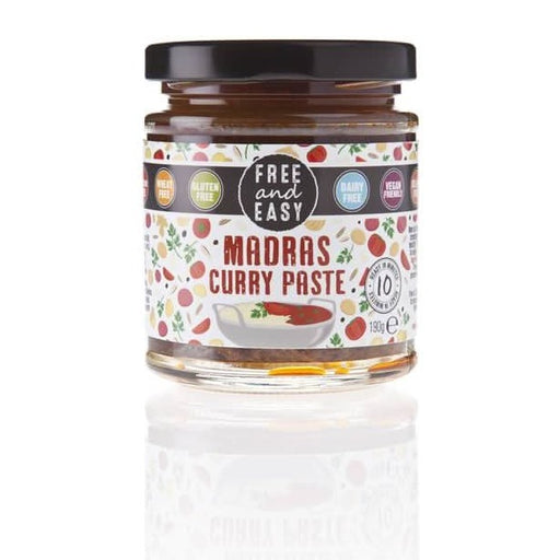 Free & Easy Gluten Free Madras Curry Paste 198g