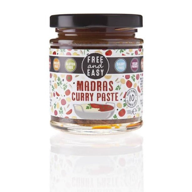Free & Easy Gluten Free Madras Curry Paste 198g