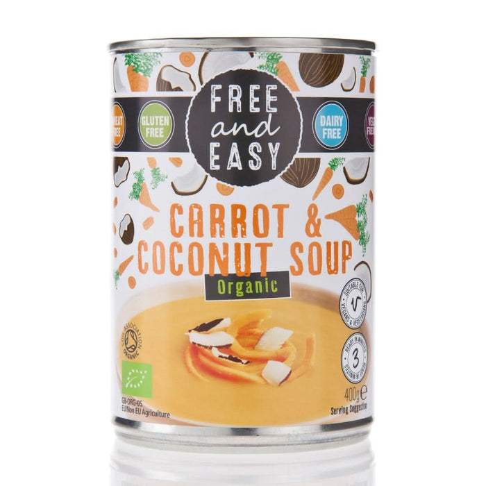 Free & Easy Organic Carrot & Coconut soup 400g