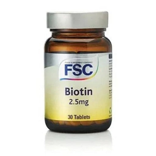 FSC Biotin 2.5mg 30 Tablets