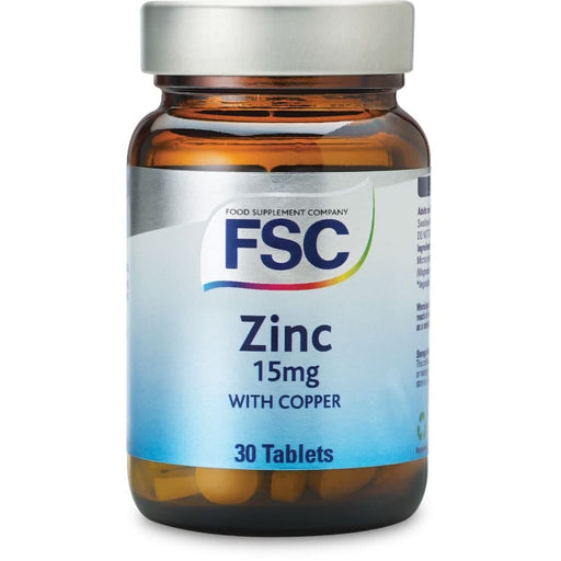 FSC Zinc 15mg with Copper 30 Tablets