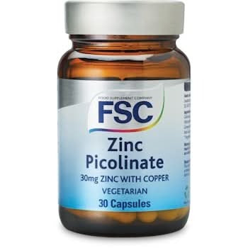 FSC Zinc Picolinate 30mg 30 Capsules