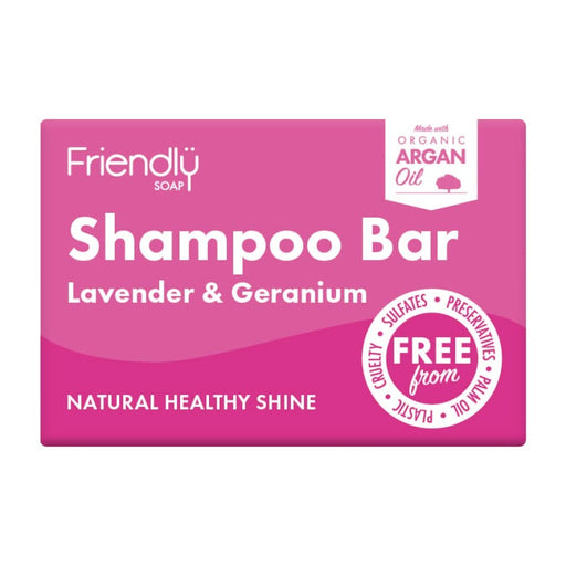 Friendly Soap Shampoo Bar - Lav & Geranium 95g