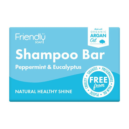 Friendly Soap Shampoo Bar - Peppermint & Eucalyptus 95g