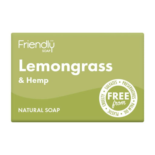 Friendly Soap Lemongrass & Hemp Soap 7 x 95g