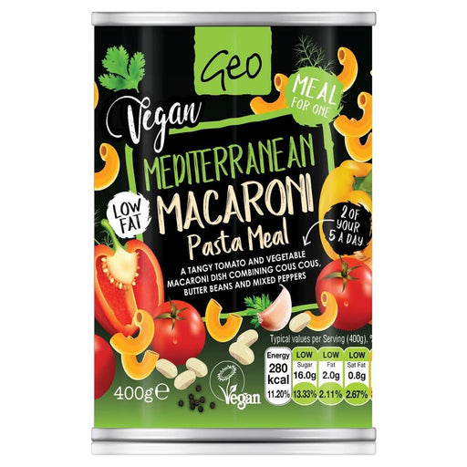 Geo Cans -Mediterranean Pasta Meal 400g