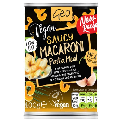 Geo Cans - Saucy Macaroni Pasta 400g