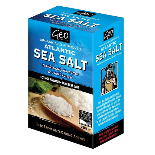 Geo Organics Atlantic Sea Salt - Crystals 250g