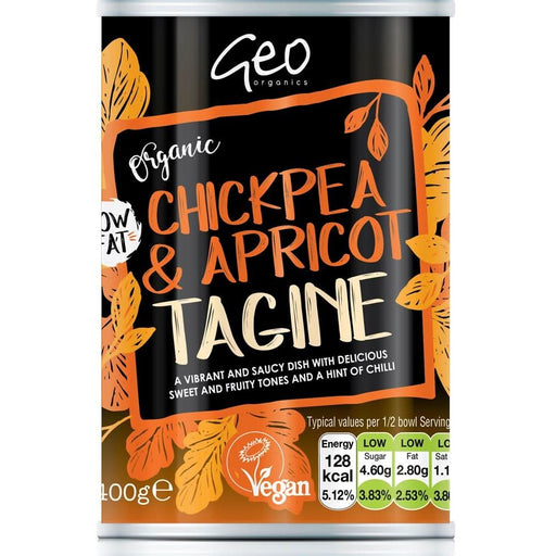 Geo Organics Cans-Chickpea & Apricot Tagine 400g