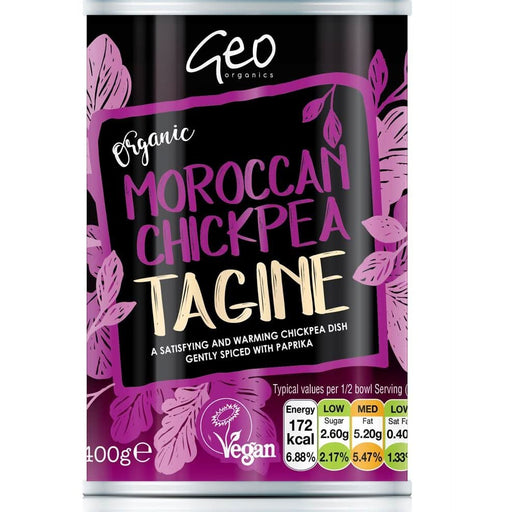 Geo Organics Cans -Moroccan Chickpea Tagine 400g