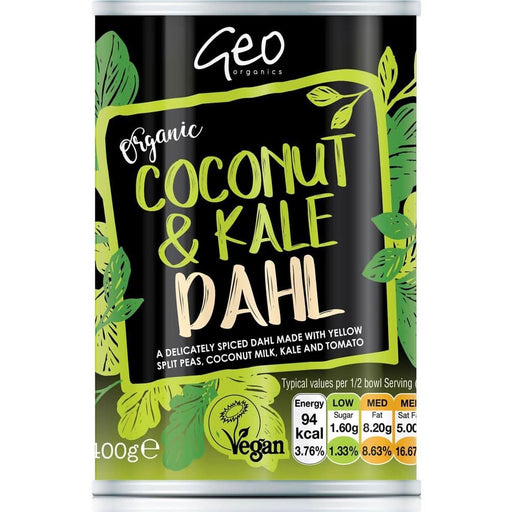 Geo Organics Cans - Org Coconut & Kale Dahl 400g
