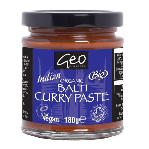 Geo Organics Pastes - Org Balti Curry Paste 180g