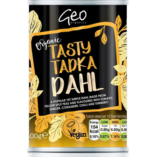 Geo Organics Cans - Org Tasty Tadka Dahl 400g