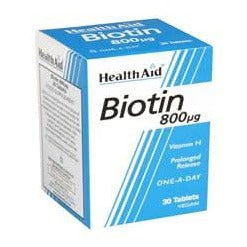 HealthAid Biotin 800ug 30 tablet