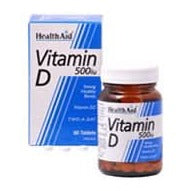 HealthAid Vitamin D 500iu 60 Tablets