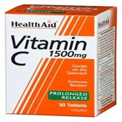 HealthAid Vitamin C 1500mg 30 Tablets